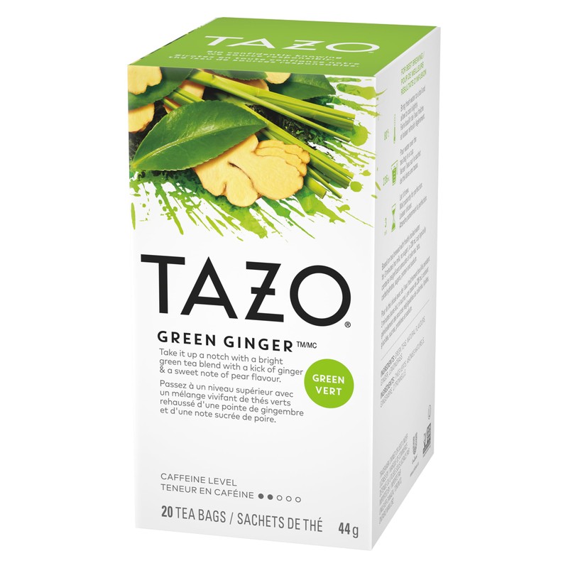 Tazo Green Ginger Tea Bags Green Tea 20ct