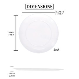 Pavilion Gift Company - Camp - 10.5" Melamine Dinner Plates Set of Two Trees Forest Outdoors Cabin Camping RV Dinnerware