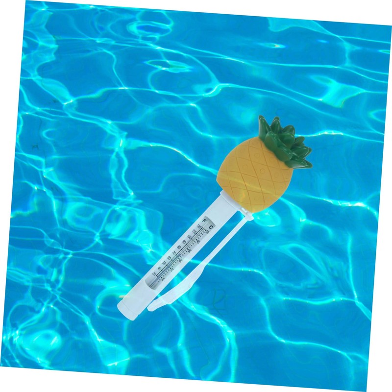 Kisangel 2pcs Practical Pool Thermometer Adorable Pineapple Shape Accurate Temp