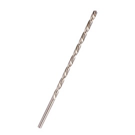 6mm HSS Twist Drill Bit with Extra Long Shank - Premium Straight Shank Auger Drill Bit for Fast Material Removal - Ideal for Block, Masonry and Concrete Drilling