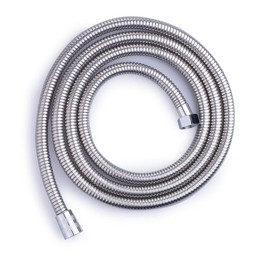 2M Anti-Kink Shower Hose - 304 Stainless Steel Extra Long Hand Held Flexible Chrome With Brass Fitting - Replacement for Bathtub Faucet