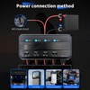 12V Universal Motorcycle Fuse Block with Relay Box Kit, LED