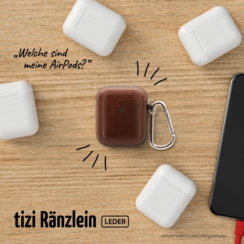 Smart Airpods Cases, Dark coffee