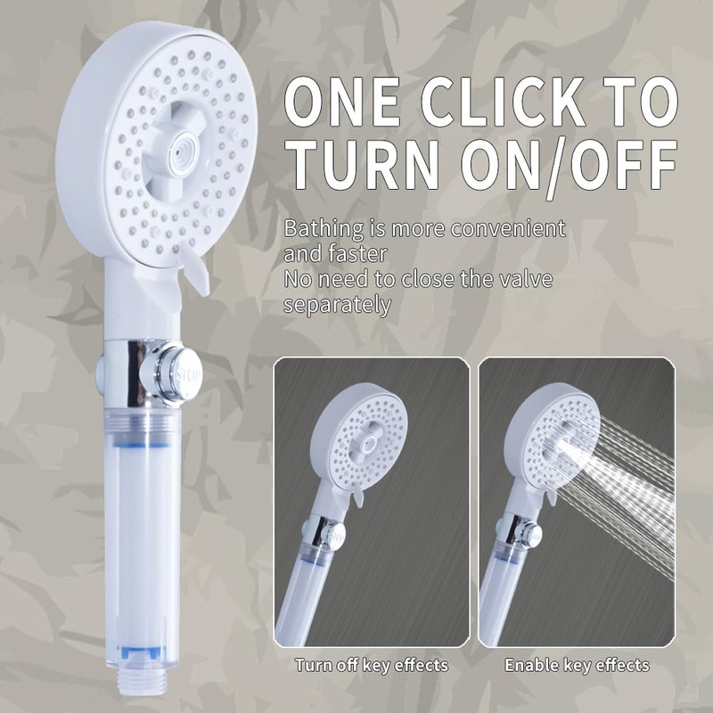 MLD Shower Head with Handheld -Shower Heads- High Pressure Water