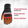 Cestus DM Hybrid, Demolition Gloves, Impact Work Gloves, Polycarbonate Knuckle,