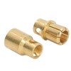 30 Sets Connector Plug 8.0 Gold Plated Brass High Accuracy
