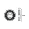 Kozelo 4pcs Deep Groove Ball Bearings - [12mm x 30mm