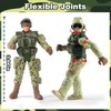 Army Men Action Figures Playset - 70+ PCS Realistic Army