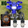 aqj H6 white LED Headlight Bulbs Lights For Yamaha Blaster