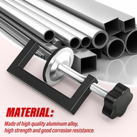 QCDENG 4pcs 3Inch Heavy Duty C Clamp, Two-way Usage Cabinet Frame Clamps Desktop Workpiece Fixing Tools for Woodworking With Bench Stop