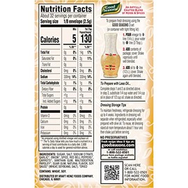 Good Seasons Mezcla italiana de aderezo y receta de ensalada seca, 4 unidades - Paquetes