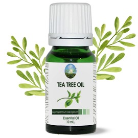 NPOW Pure Tea Tree Oil for Nail Fungus - 100% Pure Essential Oils for Skincare, Aromatherapy, Therapeutic Tea Tree Essential Oils for Acne, Oil for Facecare, Purify the Hair Scalp - 10ml