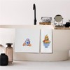 Elefeltclave Fall Chinoiserie Pumpkin Kitchen Towels, Blue and White Chinoiserie