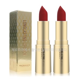 Prorance Long Lasting Lipstick 106 Rose Red 3.2gx2ea Tint Effect / 프로랑스 롱라스팅 립스틱 106 로즈레드 3.2gx2ea 틴트효과