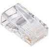 ELECOM LD-RJ45T100 RJ45 Connectors, Single Wire, Pack of 100