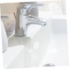 Gadpiparty 10Pcs Bathroom Sink Overflow Covers Leaking Drain Plugs for