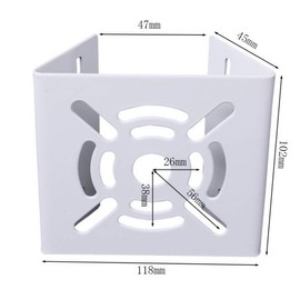 Ulyris Pole Mounting Bracket, Security Camera, Housing Bracket, Stainless Steel Band Set, Cylindrical, Square, Outdoor, Cylinder Diameter 3.9 - 15.7 inches (10 - 40 cm), Security/Surveillance Camera Accessory, 15.7 inches (40 cm)