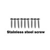 QCAA Adjustable Spring Hinge with Stainless Steel Screw, 3", Zinc,