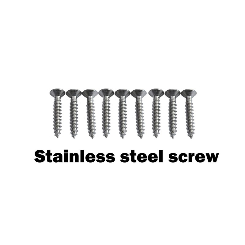 QCAA Adjustable Spring Hinge with Stainless Steel Screw, 3", Zinc,