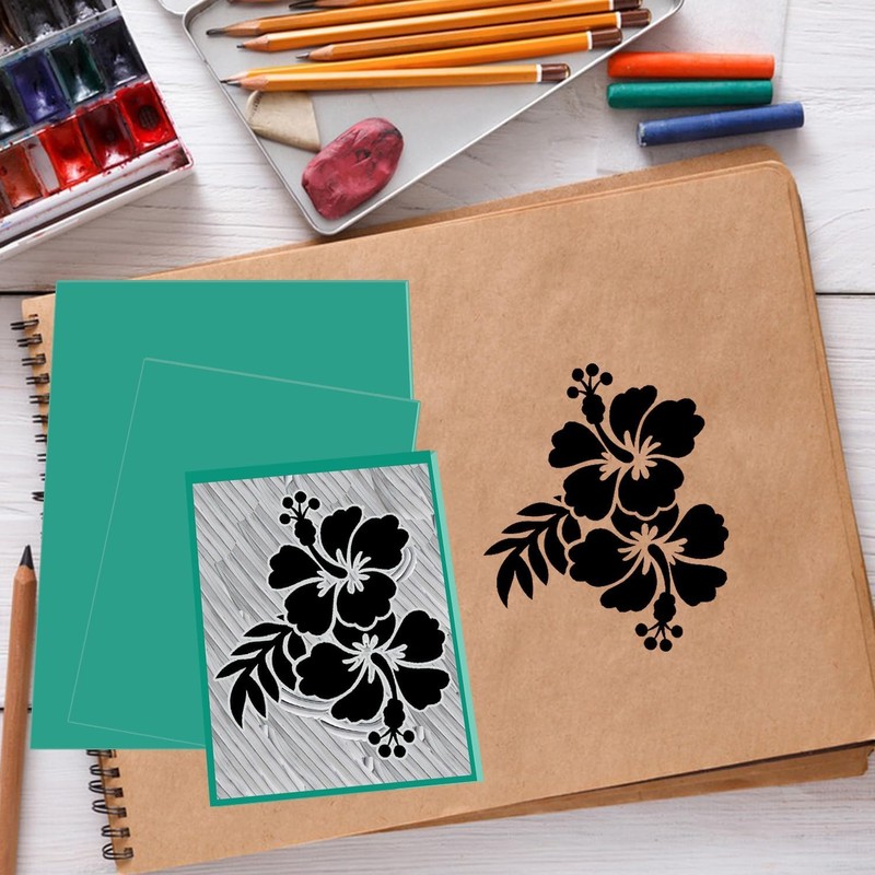 Rubber Stamp Carving Blocks Lino Print Plate Set of 9