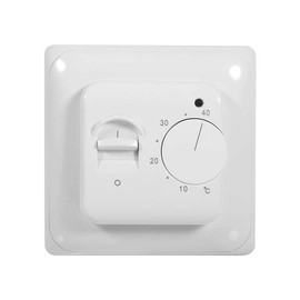 Underfloor Heating Thermostat, 230 V Room Mechanical Manual Heating Thermostat Climate Temperature Control Switch, Safety, Energy Saving and Comfort