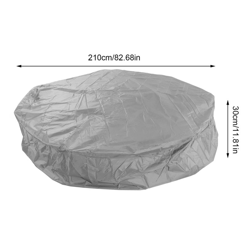 Pssopp Cover Waterproof Portable Outdoor Patio Round Inflatable Cover Protection