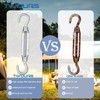 Hook & Hook Turnbuckles Twours 304 Stainless Steel Heavy Duty