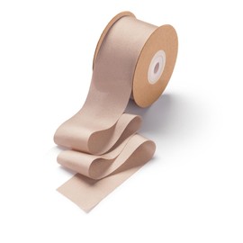 CHUQING Grosgrain Ribbon Light Brown Wedding Decor Ribbon for Gift Wrapping Bow,Brown,1.5 inch x 25 Yd