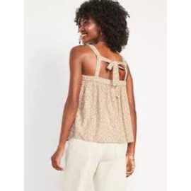 Old Navy NWT Old Navy Tie Back Floral Cami Swing Top Cottage Boho Peasant Ditzy Womens M