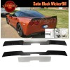 SDeelCase Satin Black Decklid Wing Gurney Flap Wickerbill For 05-13