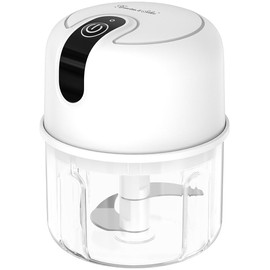 Rosenstein & Söhne Mini Chopper: Compact Cordless Chopper & Mini Blender, USB, 200 ml, 1200 mAh (Chopper Kitchen Electric Nut, Vegetable Chopper)