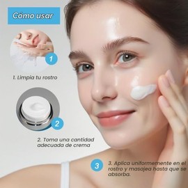 Crema hidratante facial con retinol, colágeno y ácido hialurónico, Crema hidratante antiarrugas y antienvejecimiento para todo tipo de pieles, de día