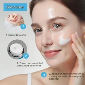 Crema hidratante facial con retinol, colágeno y ácido hialurónico, Crema hidratante antiarrugas y antienvejecimiento para todo tipo de pieles, de día
