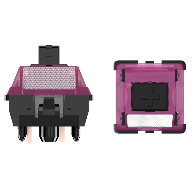 DUROCK Black Lotus Switch, High Precision Linear Switches 63.5g Long