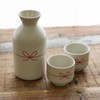 Fukubeya Mino Ware Celebration Sake Tokkuri Inokuchi Set - 1