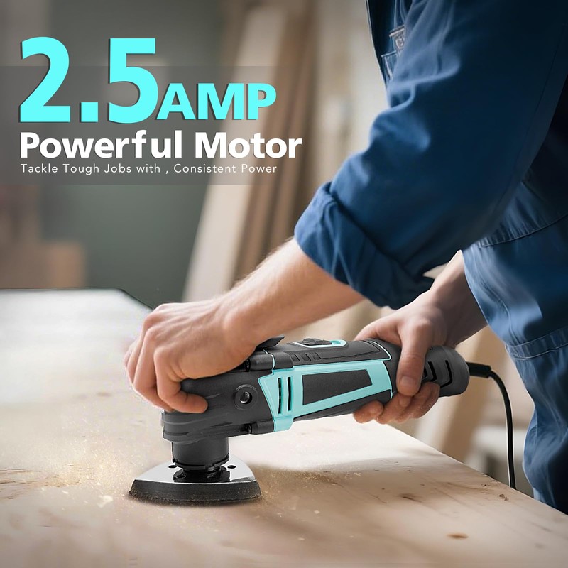 XSSIVE 3.2° Oscillating Multi-Tool Kit with Quick-Change & 6-Speed |
