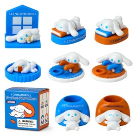 Sanrio 297666 Secret Desk Mascot (Do You Want to Be More Friendly?) I.Cinnamoroll Toy, PVC, For Ages 3 and Up
