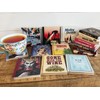 Solid Wood Book Shaped Coasters w/drinking puns