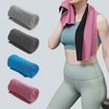 cool ice sports towel LMCF-0136 Black 6ea