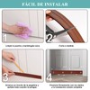 5M/16Ft Guardapolvo y Protector para Puerta de 3 Capas,Tira de