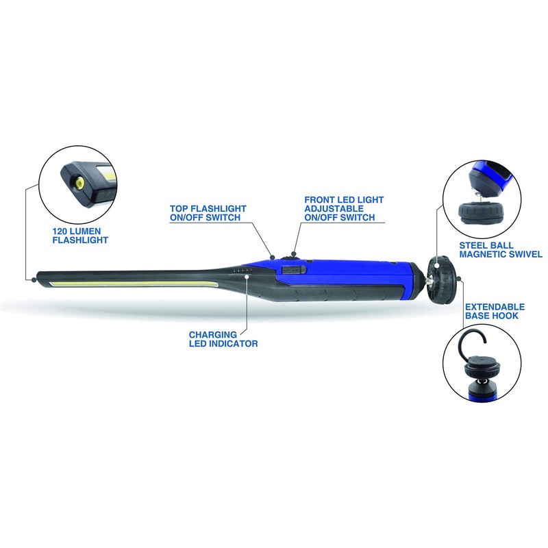 Astro Pneumatic Tool 65SL 650 Lumen Rechargeable LED Slim Light