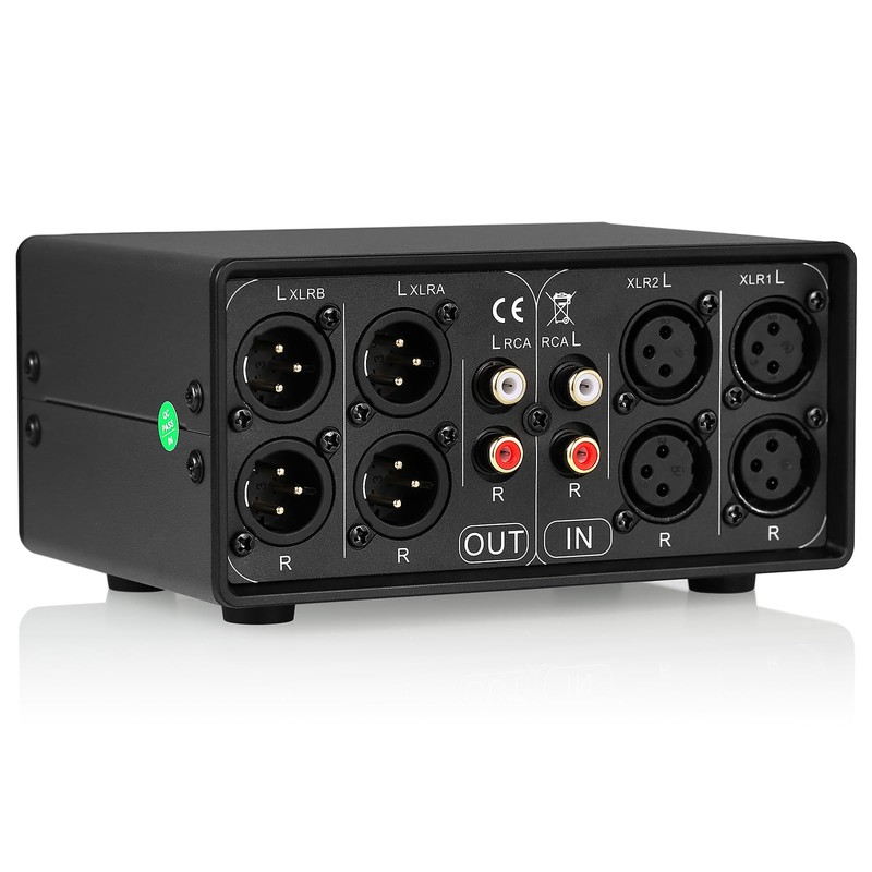 Nobsound Little Bear MC3 3-IN-3-OUT XLR Balanced/RCA Stereo Converter Audio