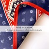 LumiSyne Women's Silk Scarf, Square Scarf, Solid, Retro Chain, Print,