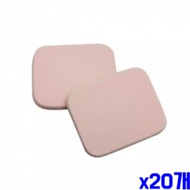 메이크업 사각 퍼프 43x52mm 2개입 X20개 미용 스폰지 [BHK23627] Makeup Square Puff 43x52mm 2pcs X20 Beauty Sponge