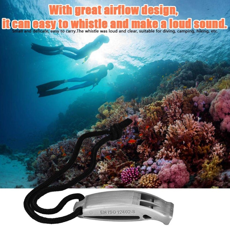 Whistle for Diving Hiking Camping 3 Colours Loud Safety Emergency