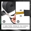 Flylin Universal Polyester Winch Rope Sleeve, Black Winch Cable Cover,