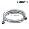 SCHÜTTE Shower Hose 1.5 m Silver Shower Hose with Twist