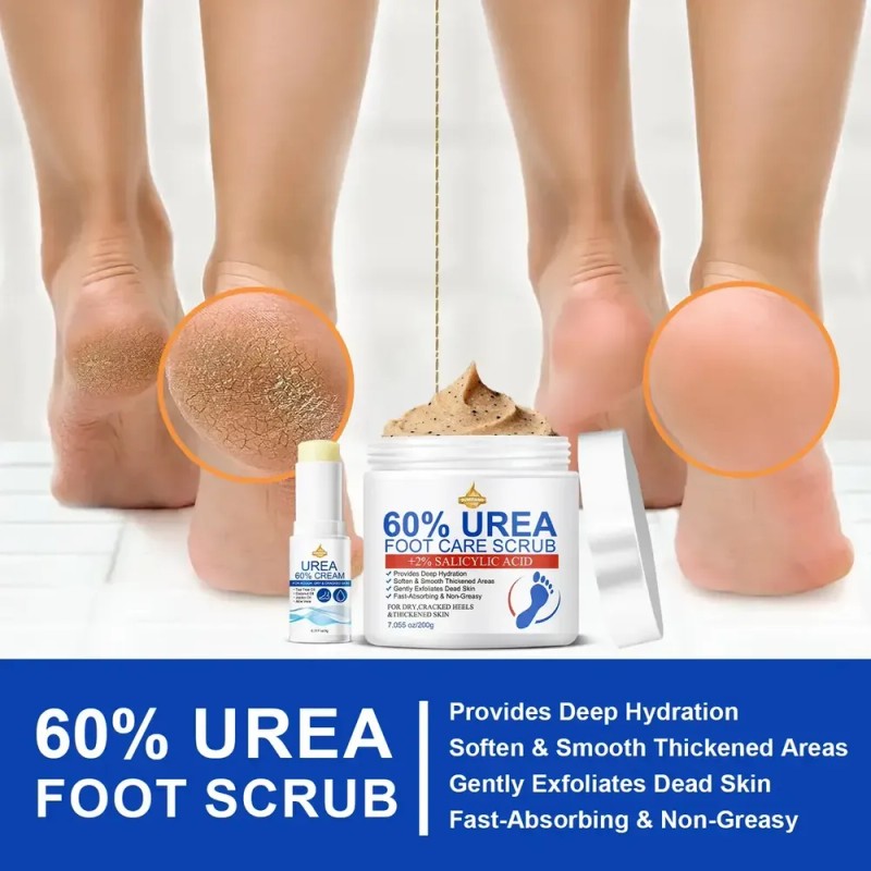 Exfoliante Para Pies Con Urea 60% Y Ácido Salicílico Coco