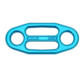 KONG Gigi Multi Belay Plate, Multi-Purpose Plate, 859B00400KK, Cyan,