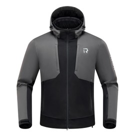 IRON JIA'S Motorcycle Jacket with CE Armor, Motorbike Riding Protective Gear with Removable Liner Black XL